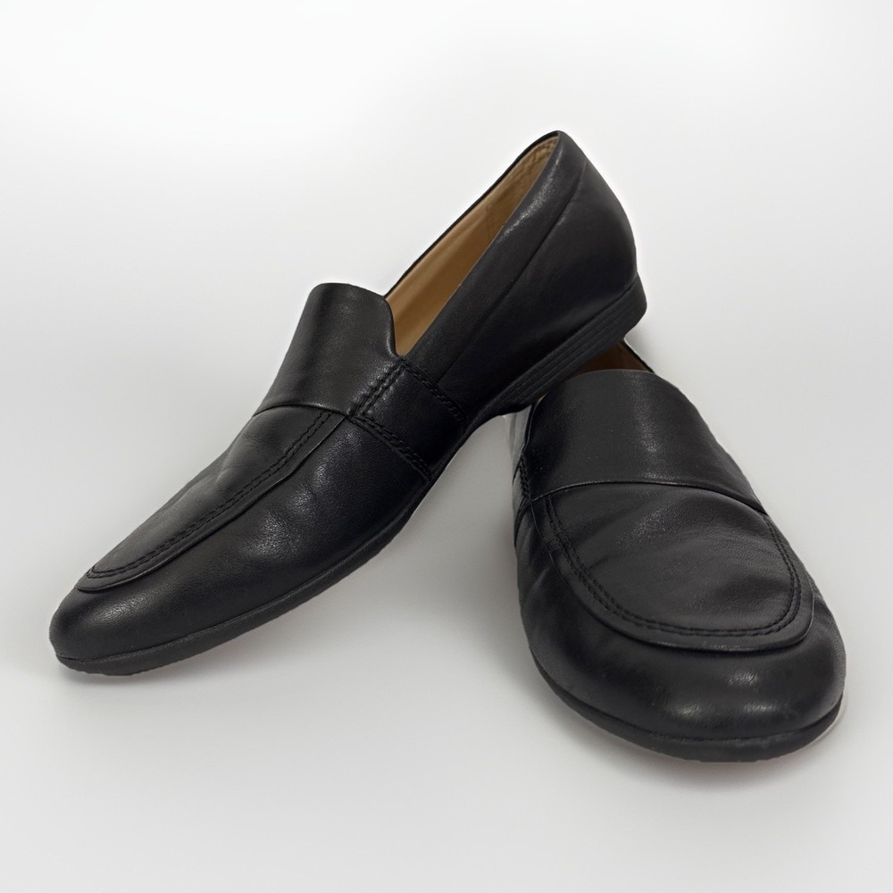 Dansko Linden Women's Black Nappa Leather Loafers US 10.5-11EU41 Comfort Flats
